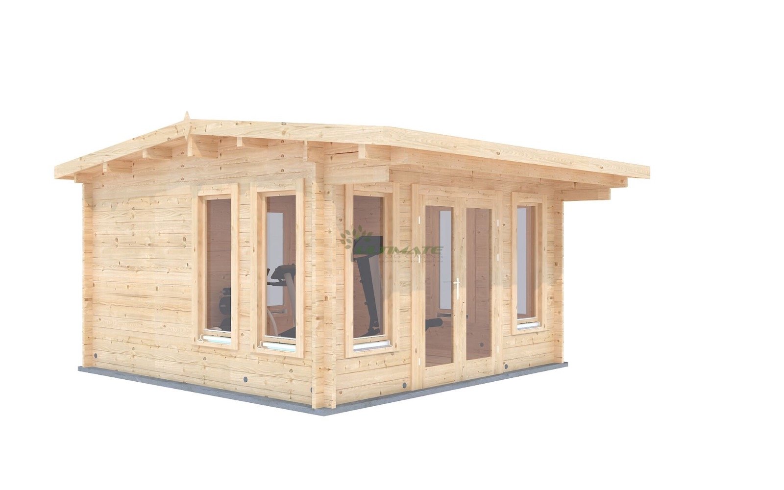 Contemporary Log Cabin